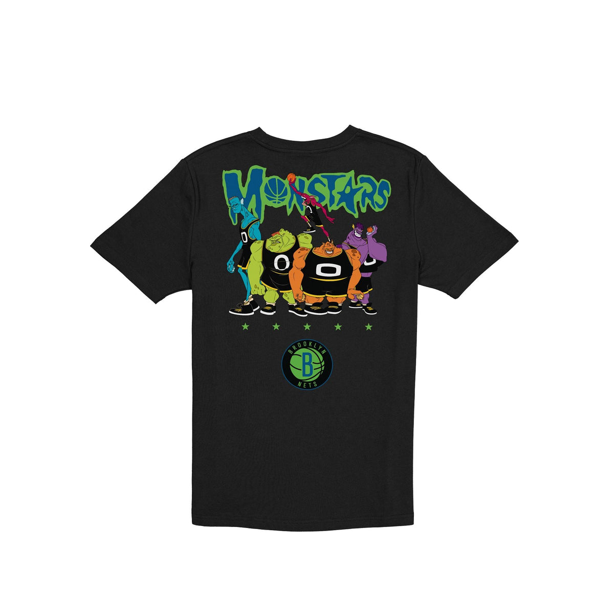 Space Jam x Brooklyn Nets Monstars Black T-Shirt