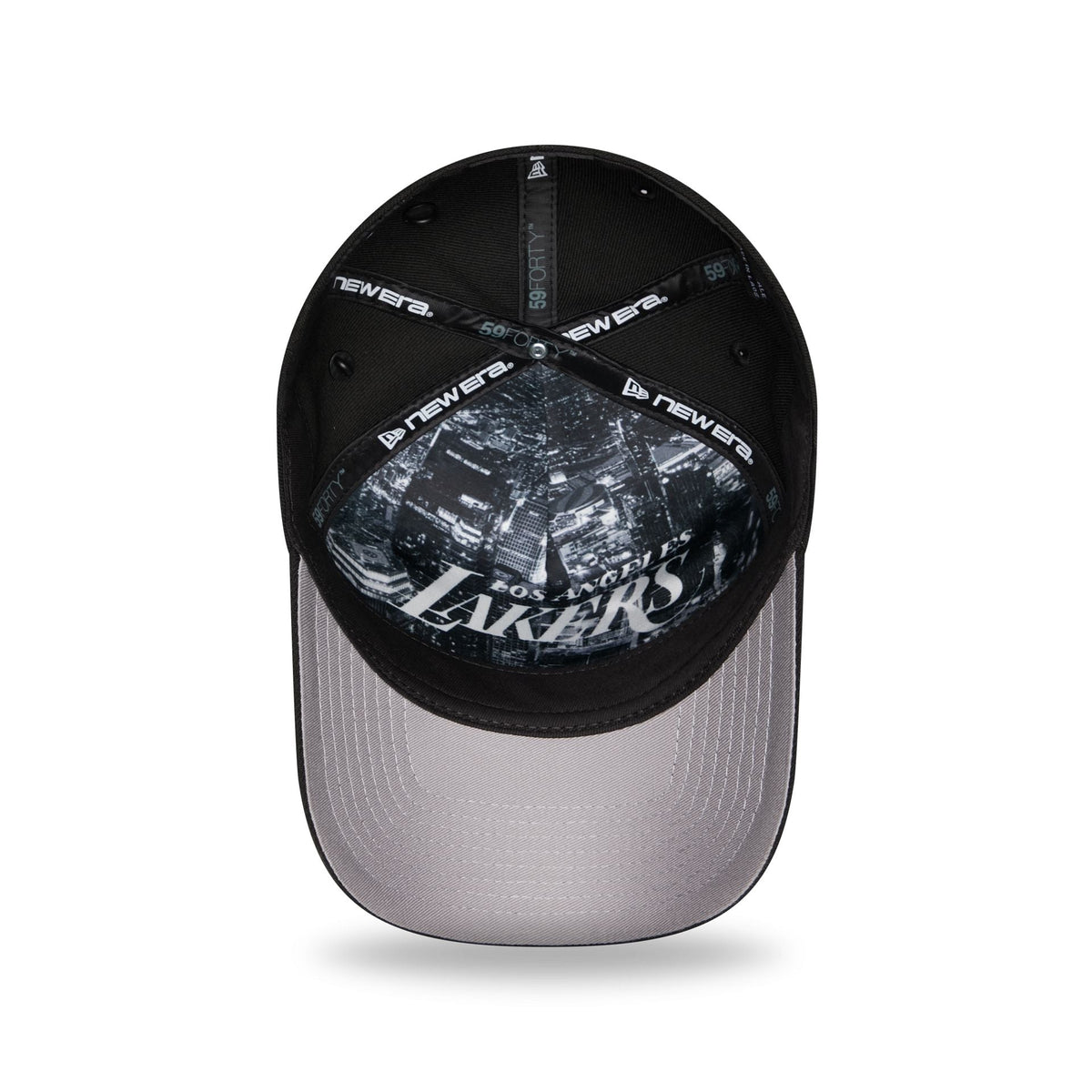 Los Angeles Lakers 2026 Draft Black 59FORTY A-Frame Fitted Hat