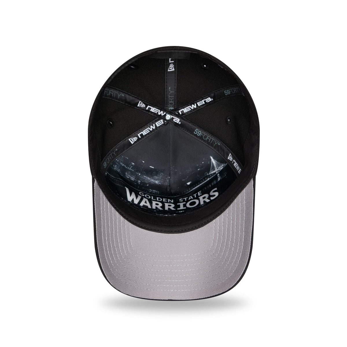 Golden State Warriors 2026 Draft Black 59FORTY A-Frame Fitted Hat