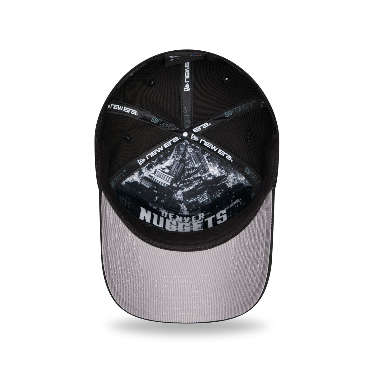 Denver Nuggets 2026 Draft Black 59FORTY A-Frame Fitted Hat