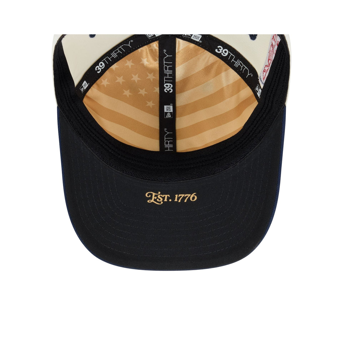 New York Mets Independence Day 2026 39THIRTY M-Crown Stretch Fit Hat