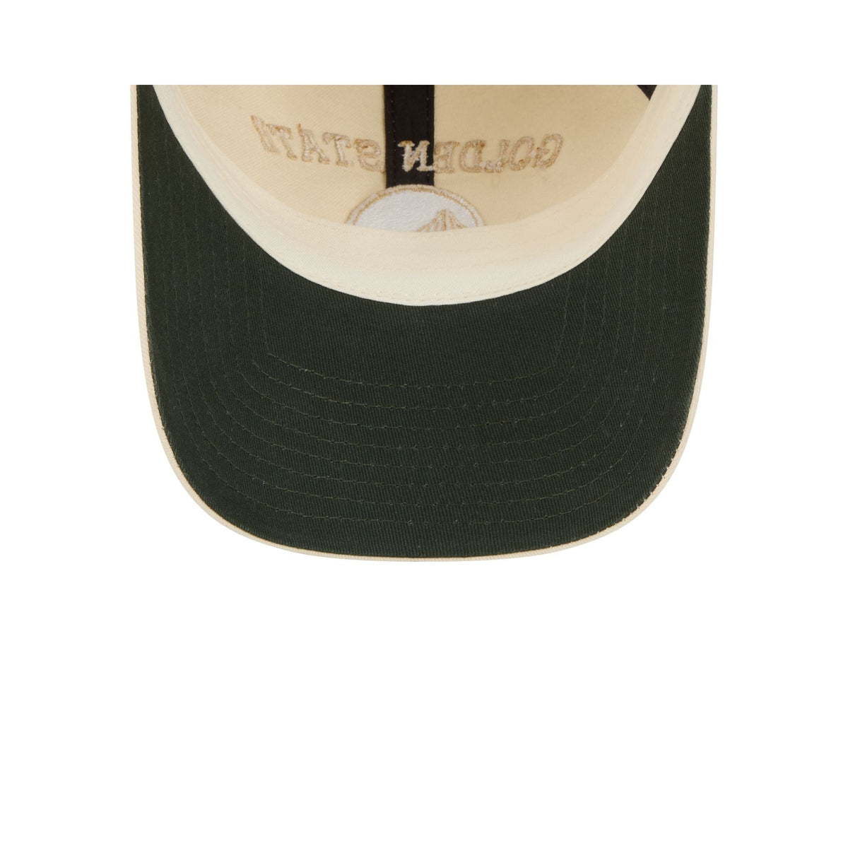 Golden State Warriors Team Logo Cream Casual Classic Adjustable Hat