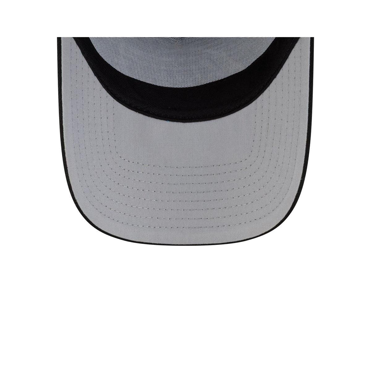 Los Angeles Lakers Side Script Black 9FORTY A-Frame Trucker Hat