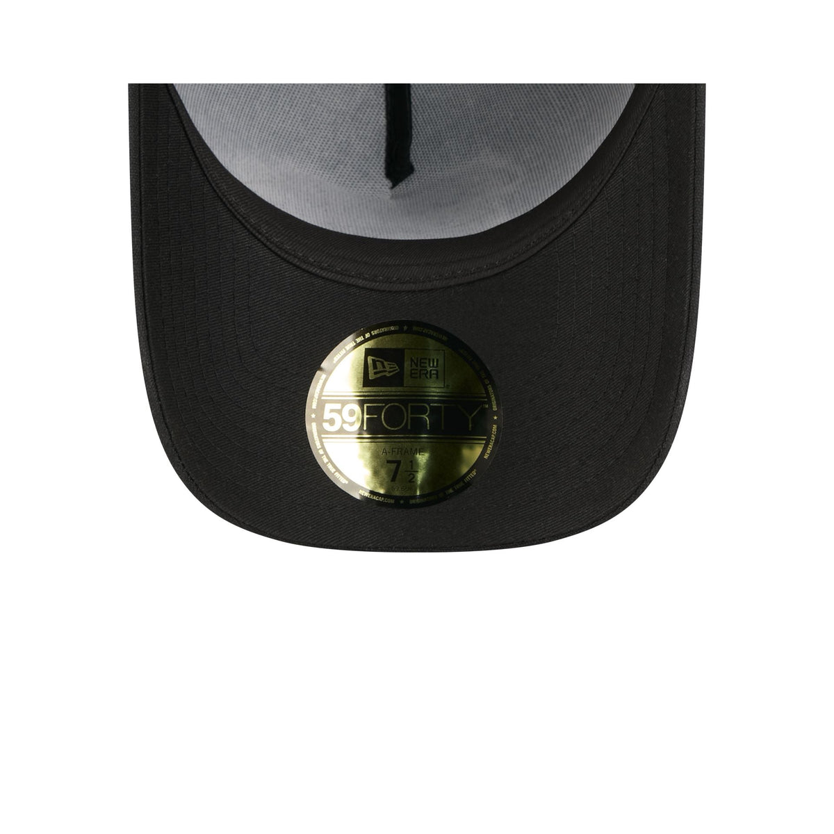 New York Knicks Waxed Canvas Black 59FORTY A-Frame Fitted Hat