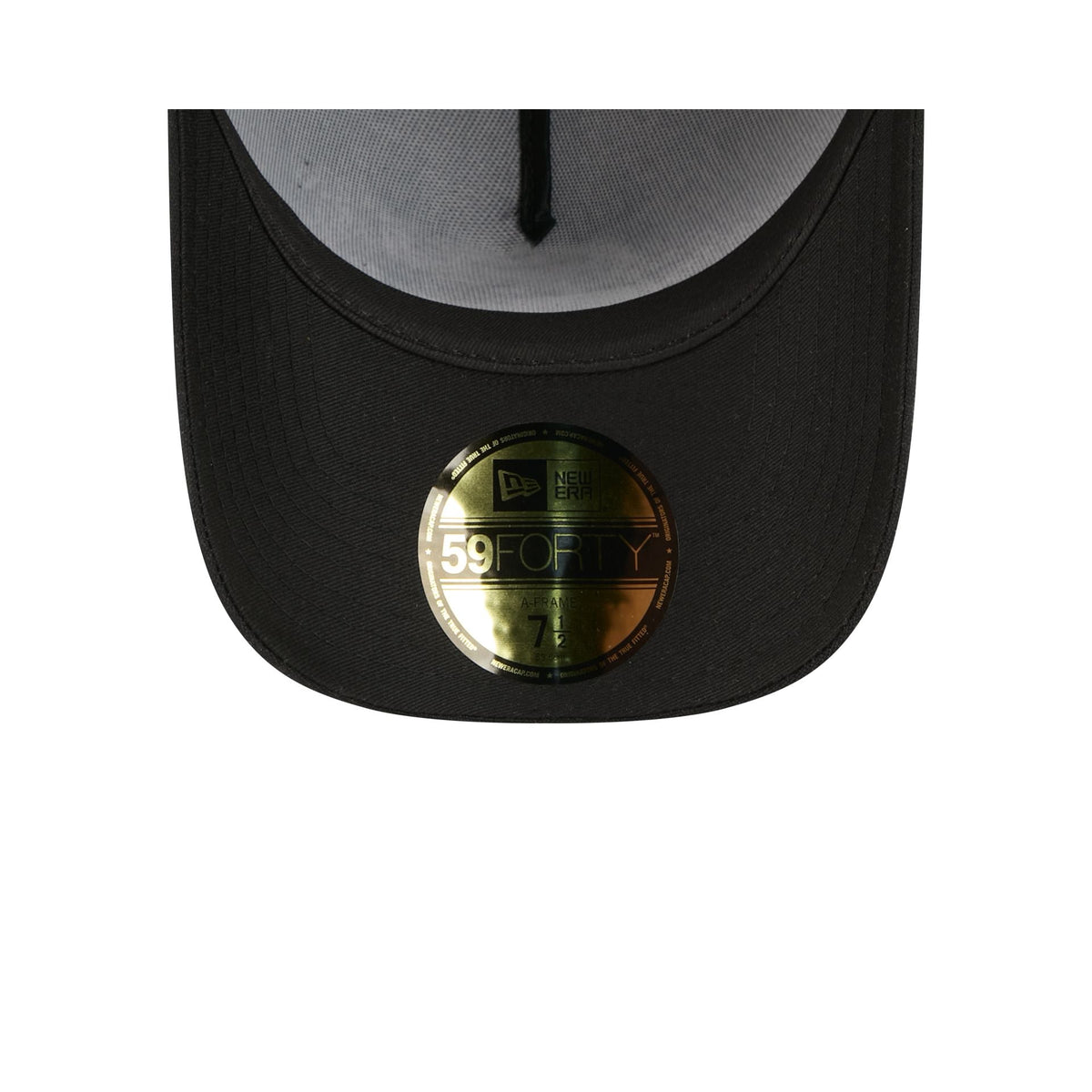 Chicago White Sox Waxed Canvas Black 59FORTY A-Frame Fitted Hat