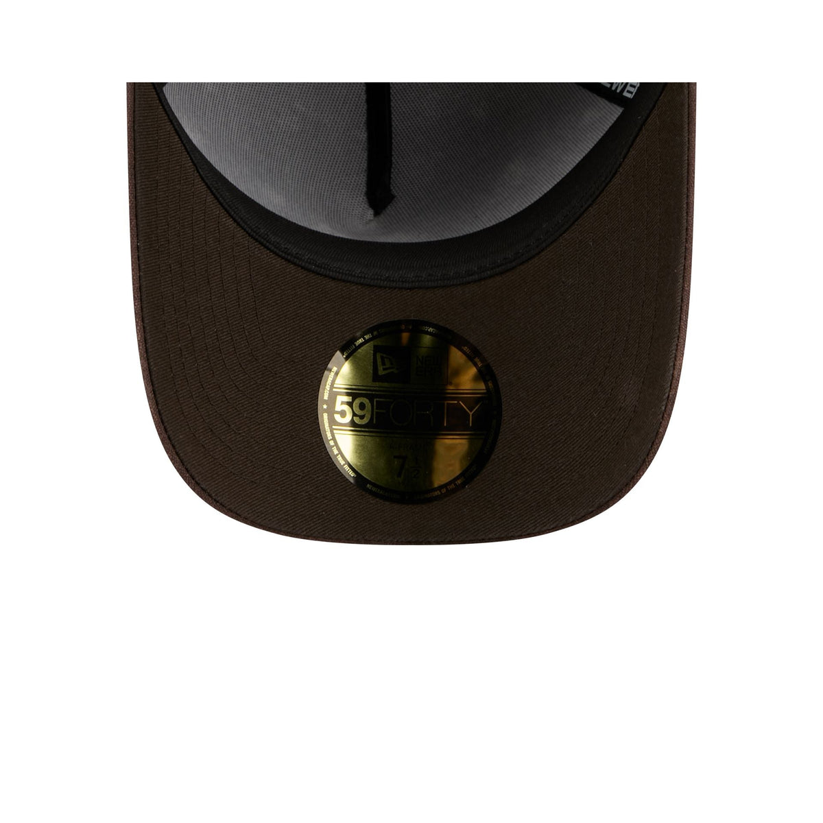 Atlanta Braves Waxed Canvas Brown 59FORTY A-Frame Fitted Hat