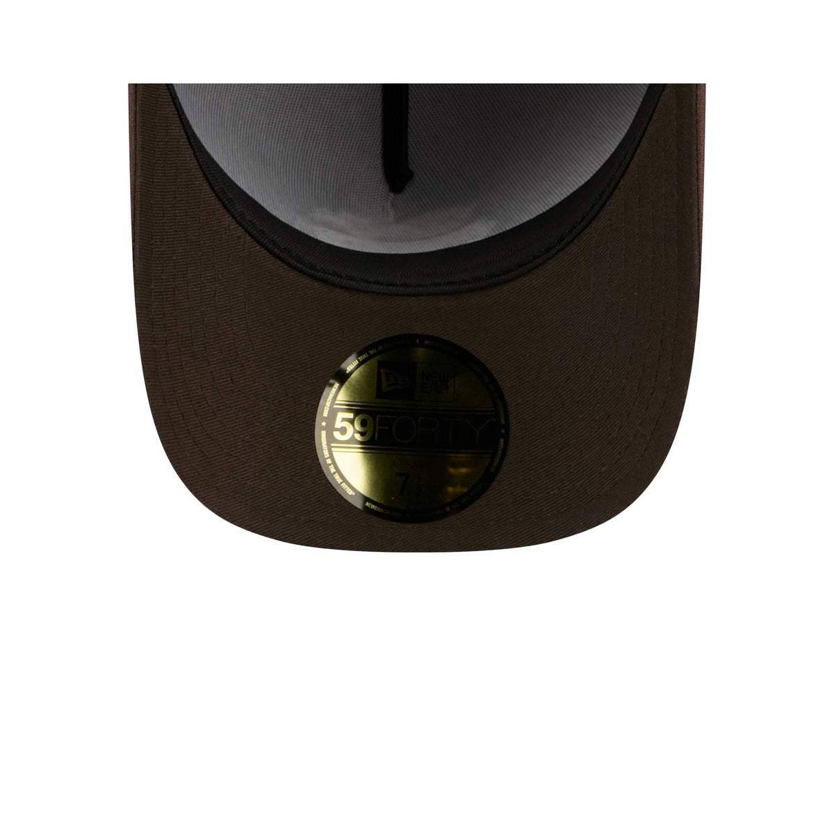 Boston Celtics Waxed Canvas Brown 59FORTY A-Frame Fitted Hat