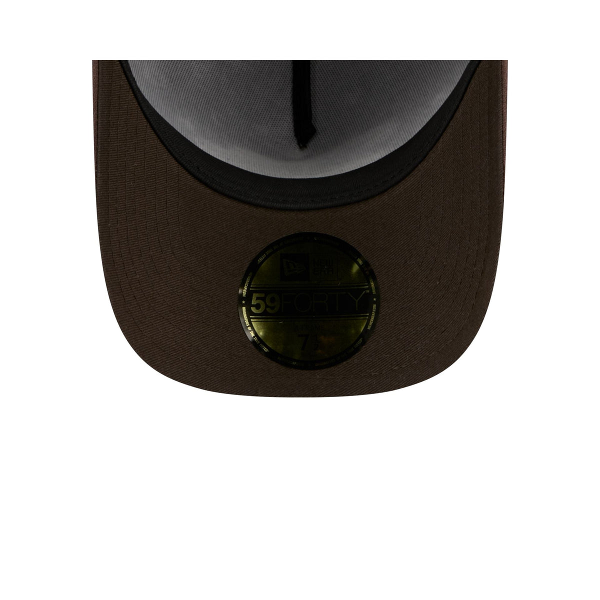 New York Knicks Waxed Canvas Brown 59FORTY A-Frame Fitted Hat