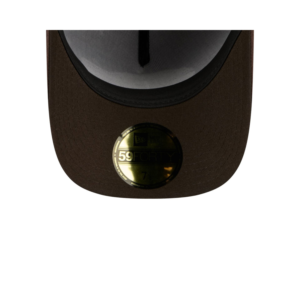 Los Angeles Lakers Waxed Canvas Brown 59FORTY A-Frame Fitted Hat