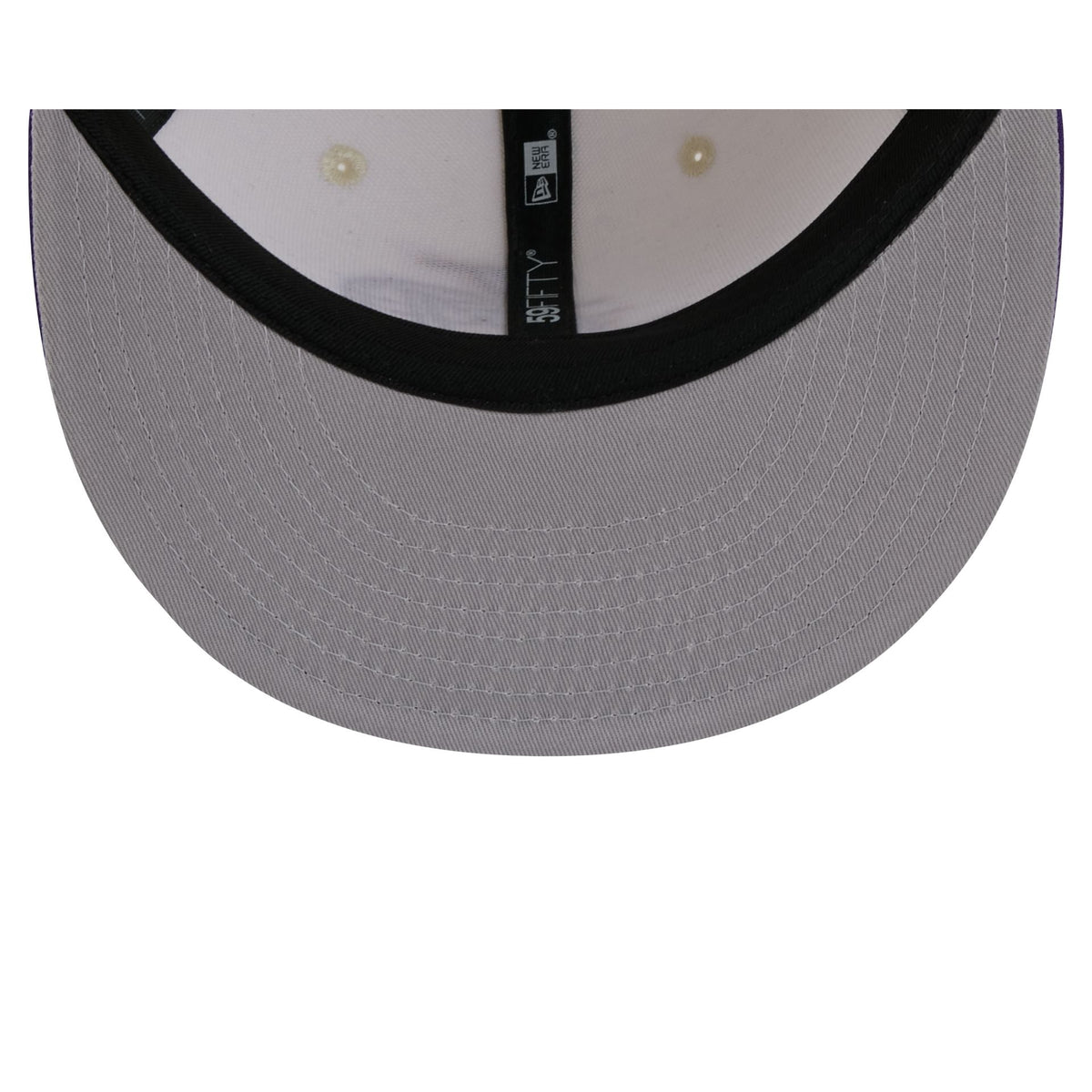 Los Angeles Lakers Deceptor Chrome White 59FIFTY Fitted Hat