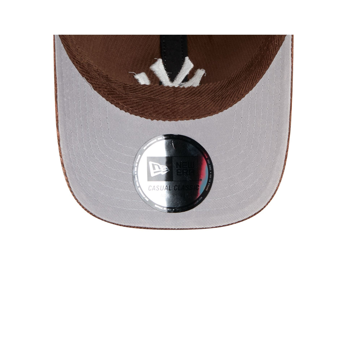 New York Yankees Washed Brown Corduroy Casual Classic Adjustable Hat