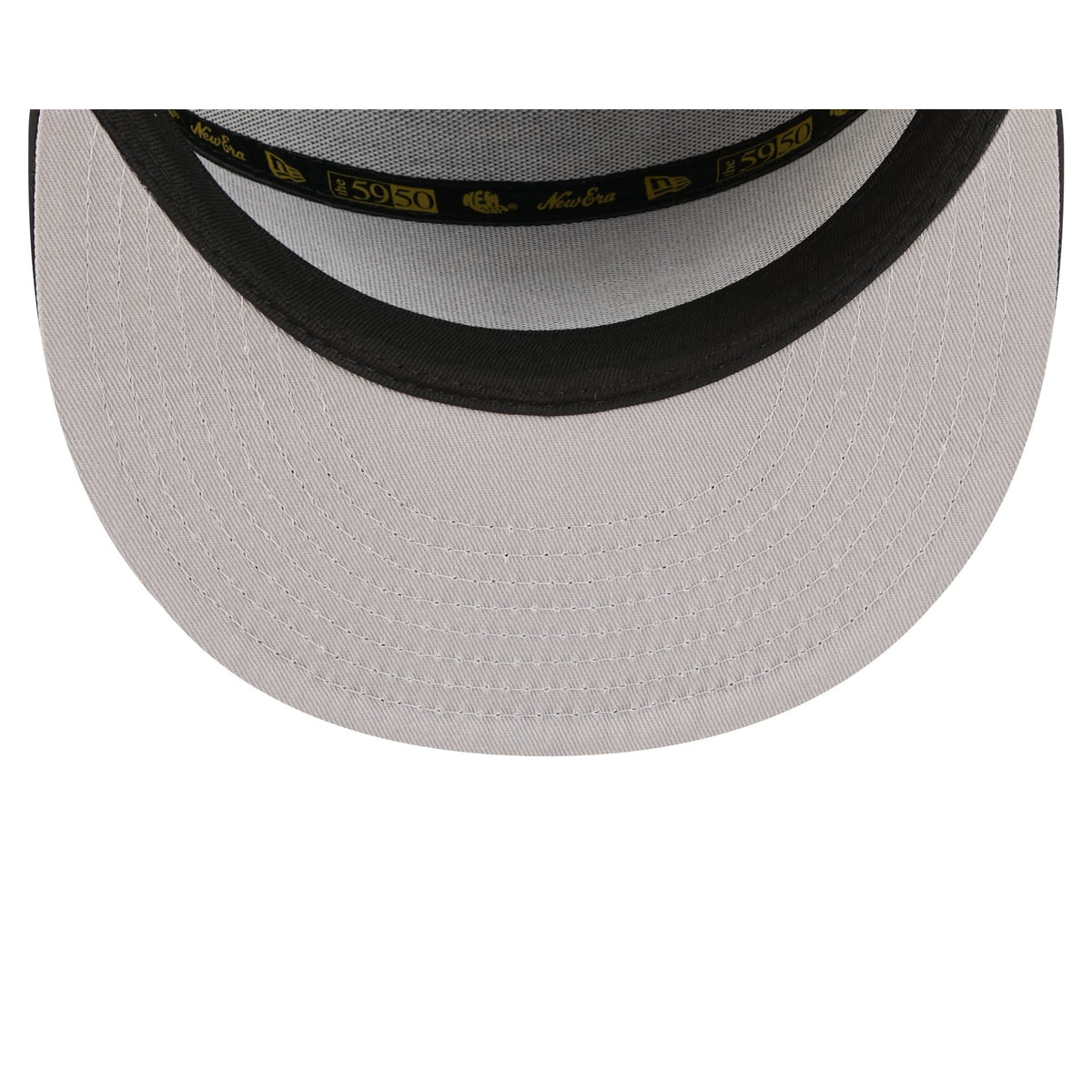 New York Mets Gold Logo Rope Split Panel 59FIFTY Fitted Hat