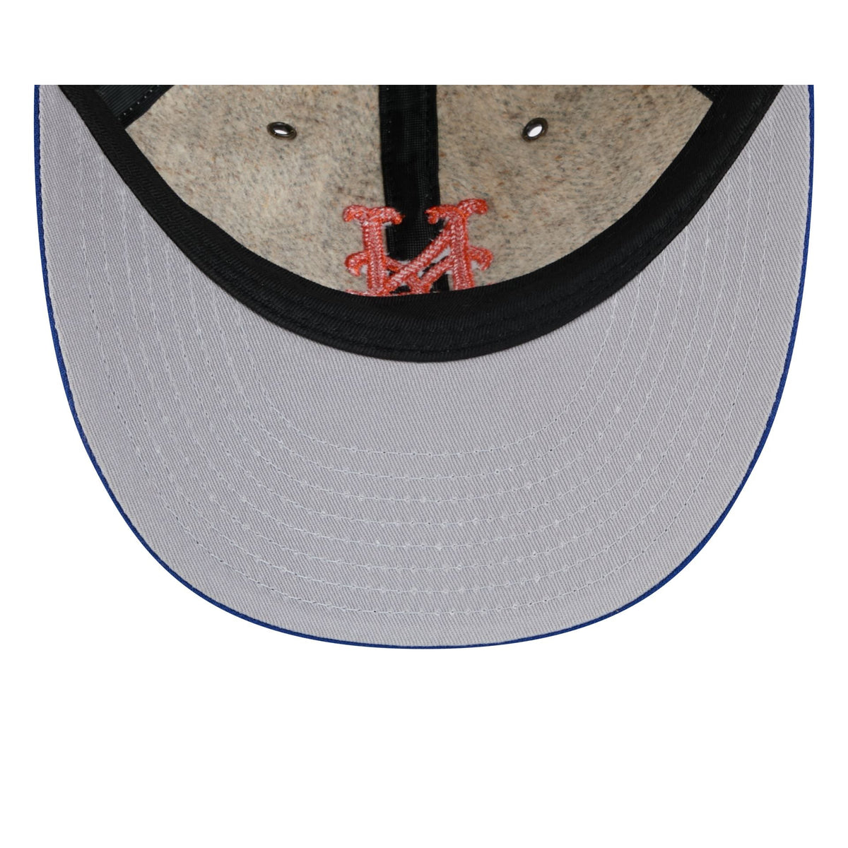 New York Mets Moon Herringbone Retro Crown 59FIFTY Fitted Hat
