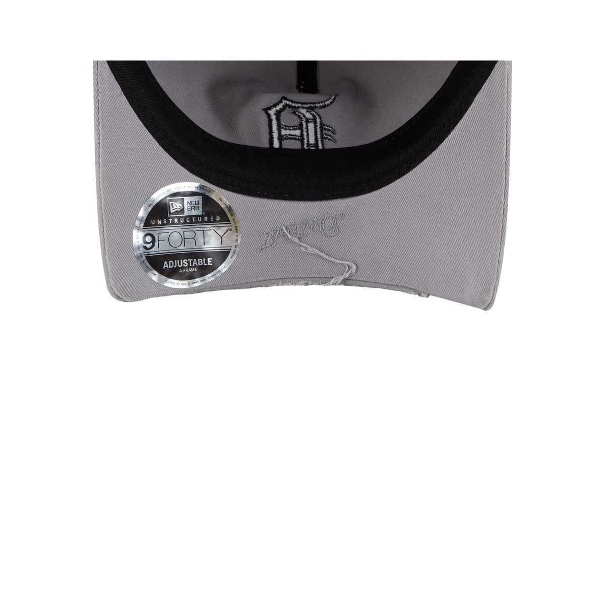 Detroit Tigers Tonal Gray 9FORTY A-Frame Unstructured Cut-Off Visor Snapback Hat
