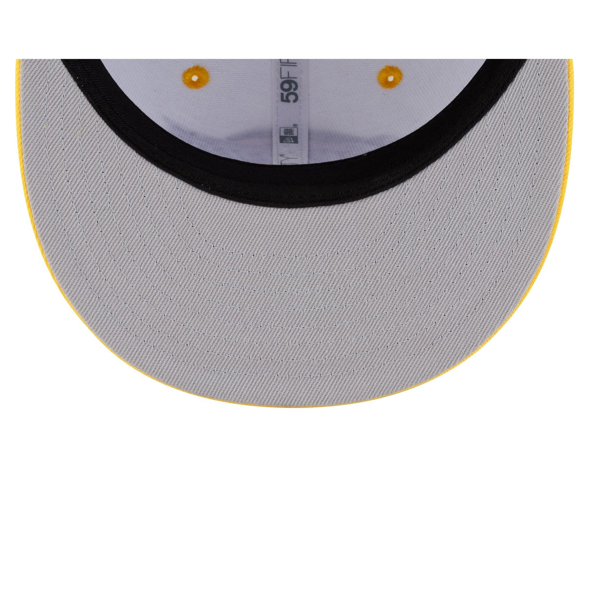 Los Angeles Lakers Hardwood Classics 2000s White Stitch 59FIFTY Fitted Hat