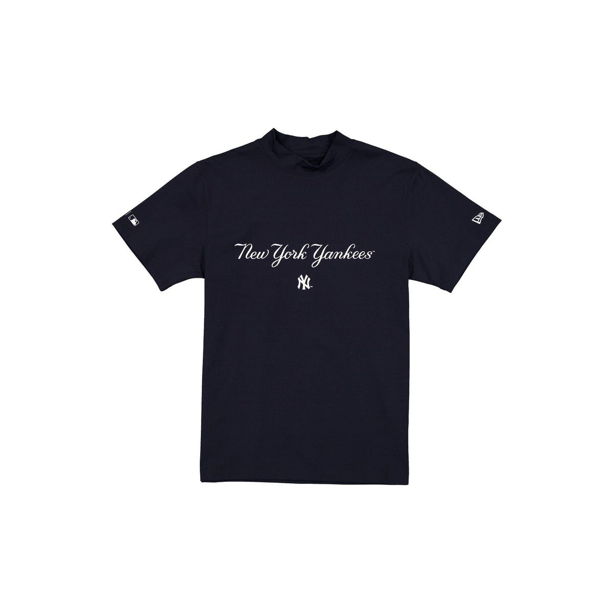 New York Yankees Mockneck Navy T-Shirt