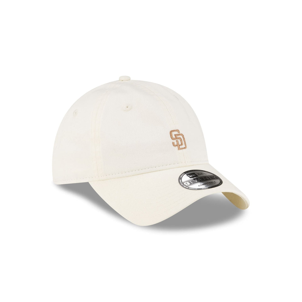 San Diego Padres Mini Logo Cream 9TWENTY Adjustable Hat