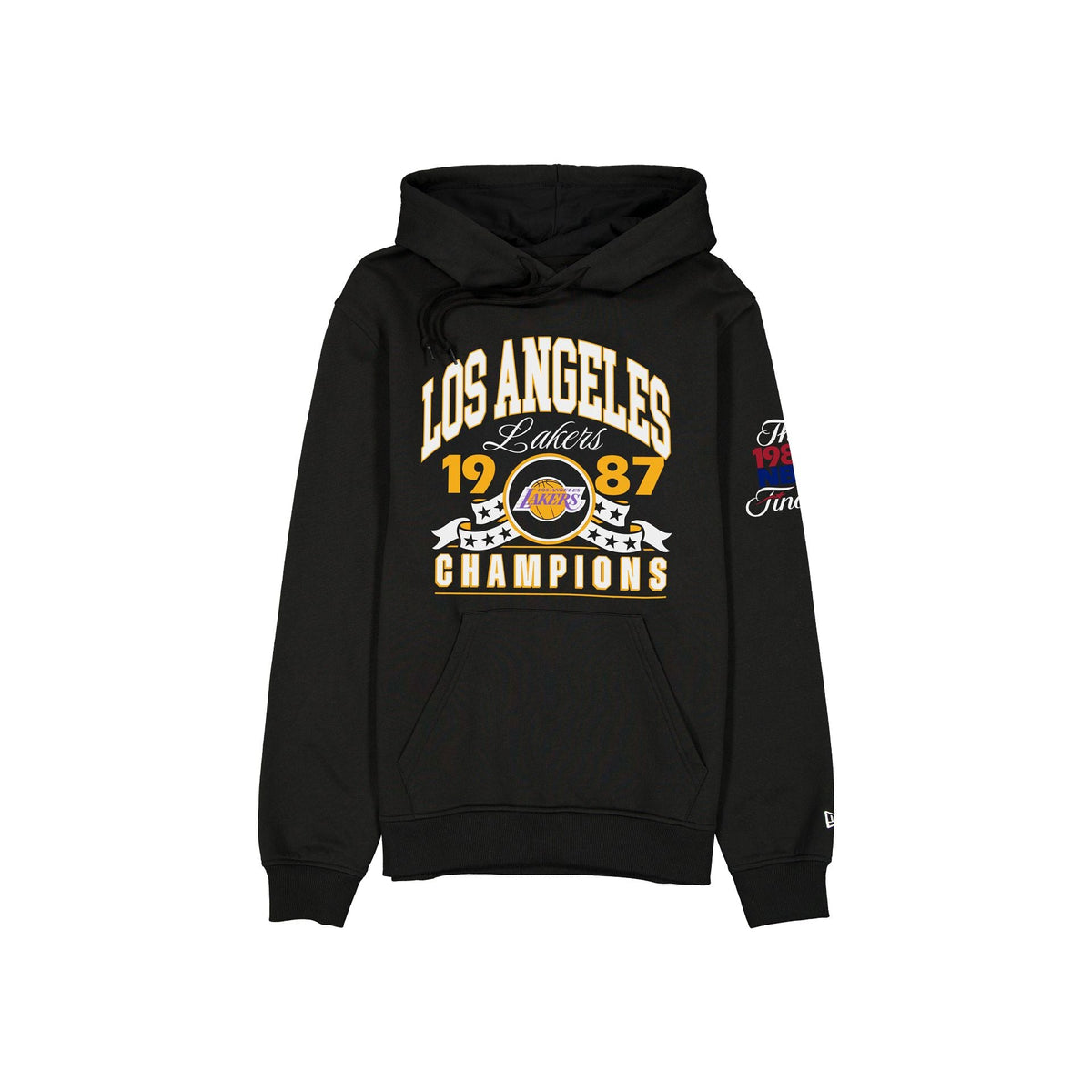 Los Angeles Lakers Hardwood Classics 1987 Champions Black Hoodie