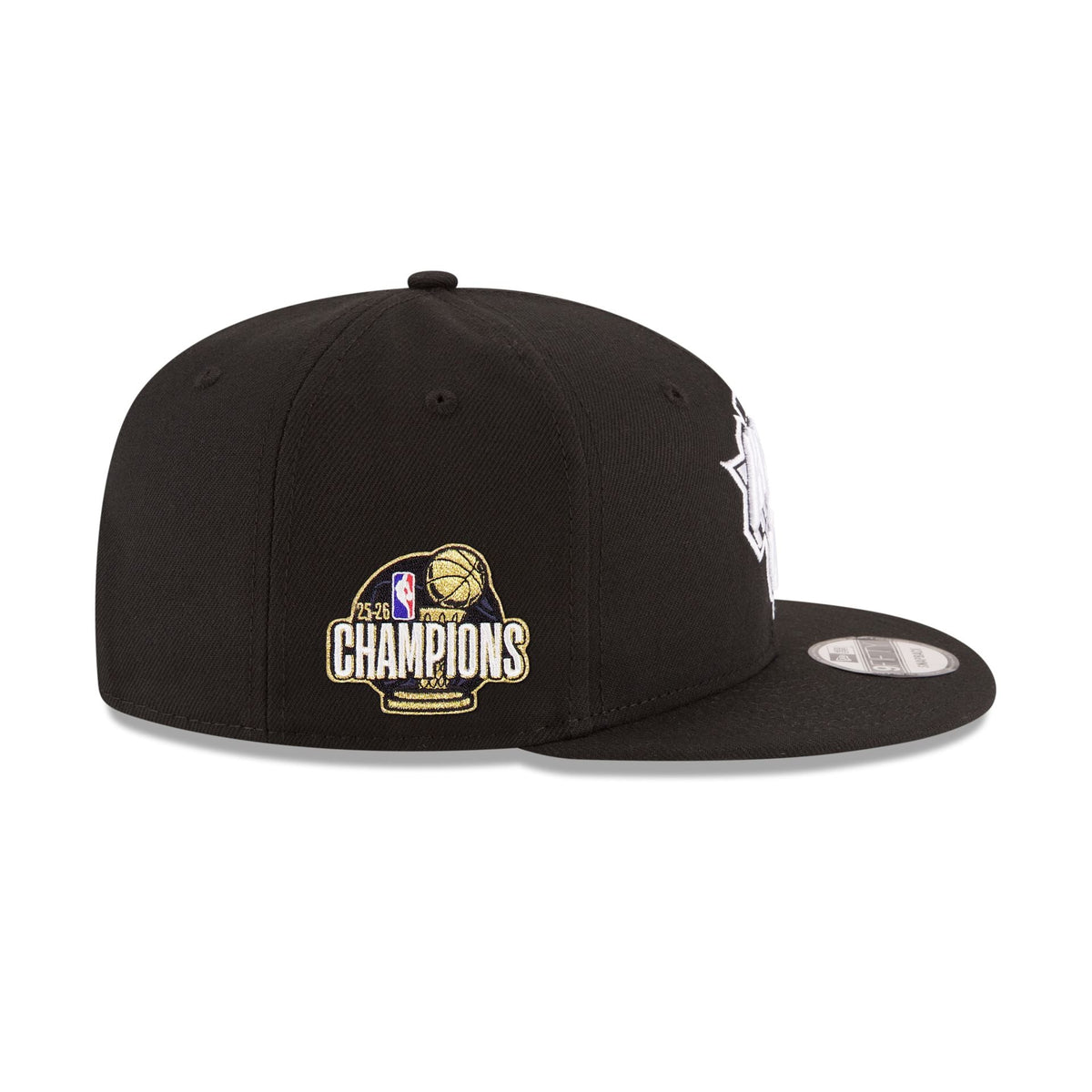 New York Knicks 2026 Champions Sidepatch Black & White 9FIFTY Snapback Hat