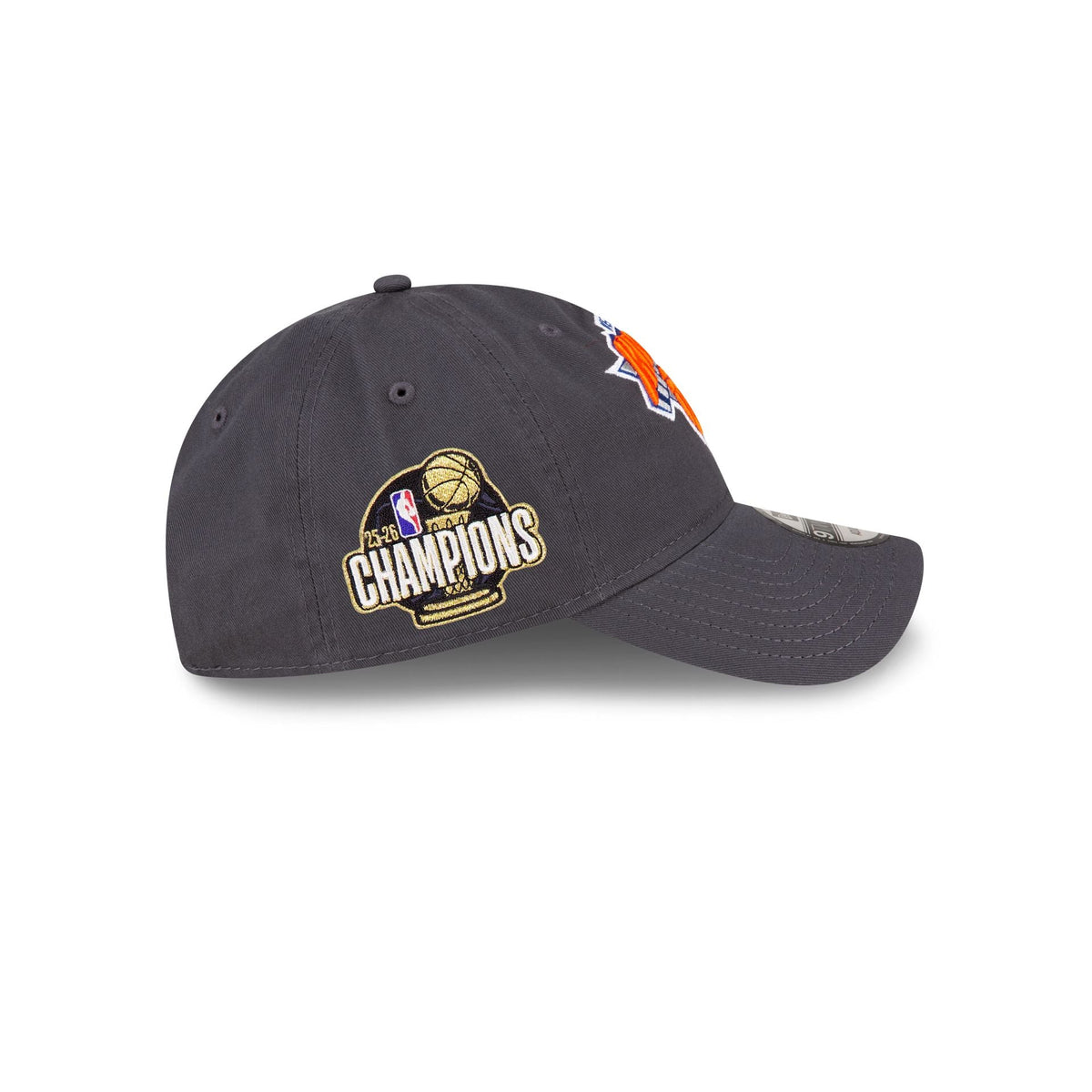 New York Knicks 2026 Champions Sidepatch Gray 9TWENTY Adjustable Hat