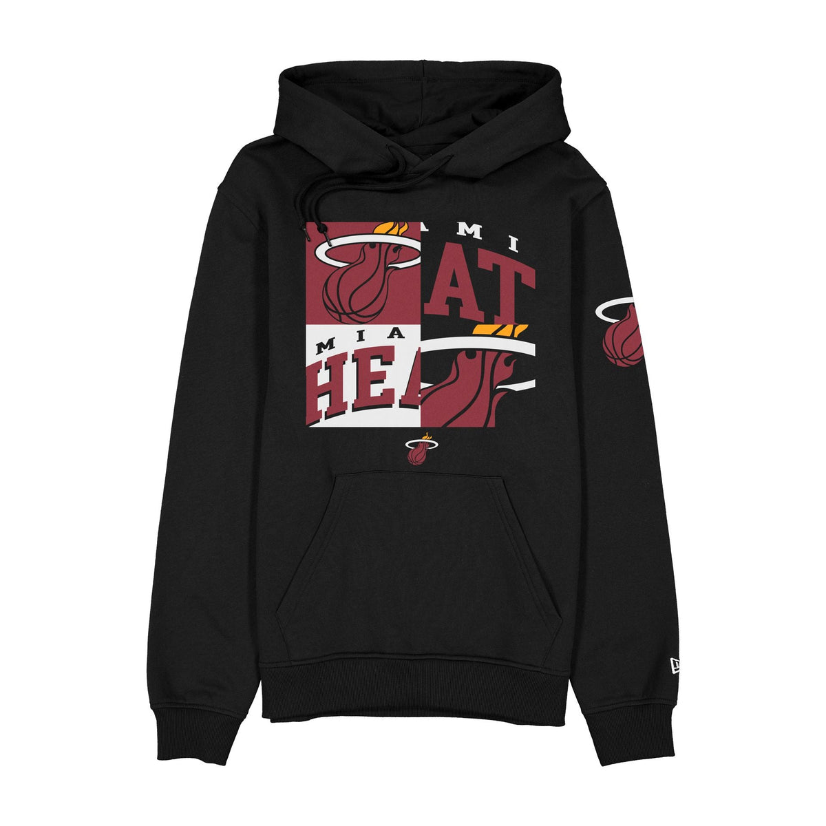 Miami Heat Hardwood Classics 2000s Multi Logos Hoodie
