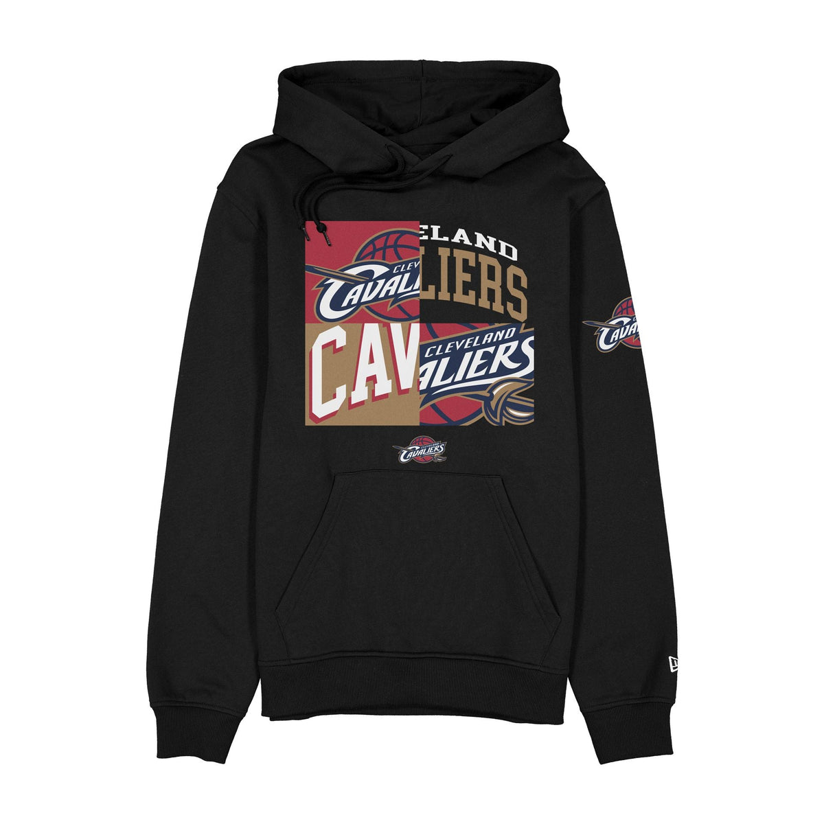 Cleveland Cavaliers Hardwood Classics 2000s Multi Logos Hoodie