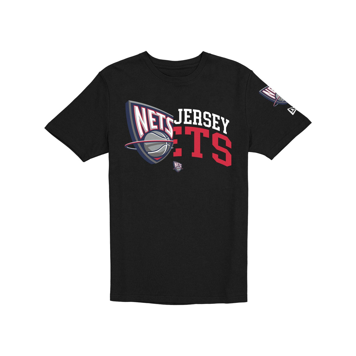 New Jersey Nets Hardwood Classics 2000s Multi Logos T-Shirt