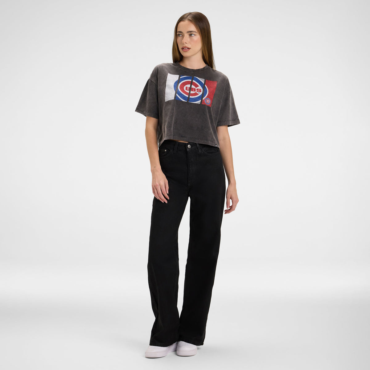 Miami Heat Sport Night Black Cropped Women's T-Shirt