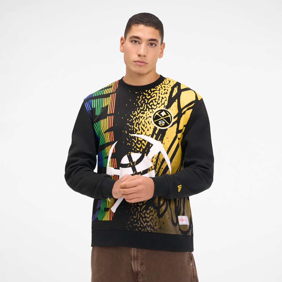 Los Angeles Lakers 2025 City Edition Black Crewneck