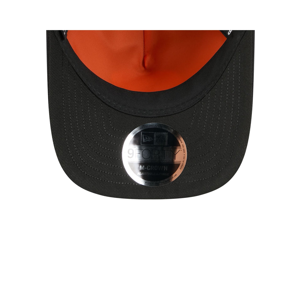 Alpha Industries x Golden State Warriors Black 9FORTY M-Crown A-Frame Snapback Hat