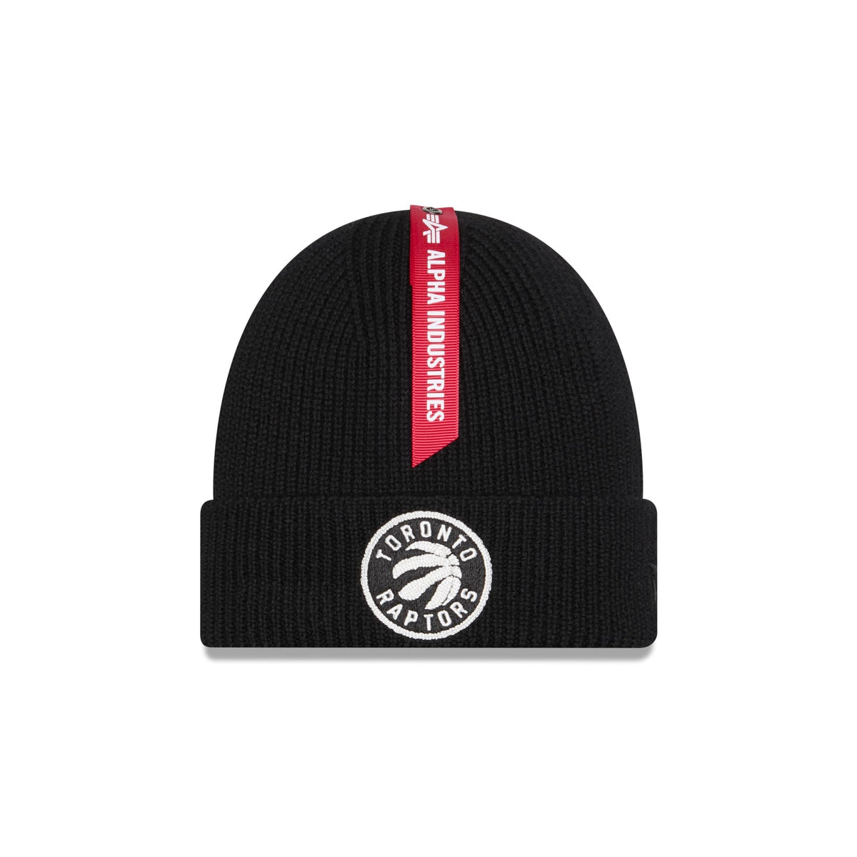 Alpha Industries x Toronto Raptors Black Cuff Knit Hat