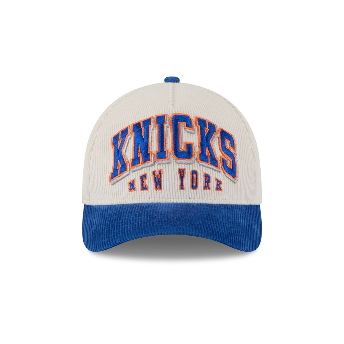 New York Knicks Stacked Corduroy 9FORTY M-Crown A-Frame Snapback Hat
