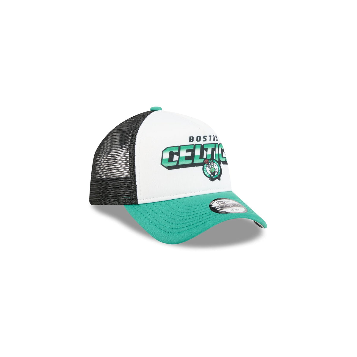 Boston Celtics Shine Kids 9FORTY A-Frame Trucker Hat