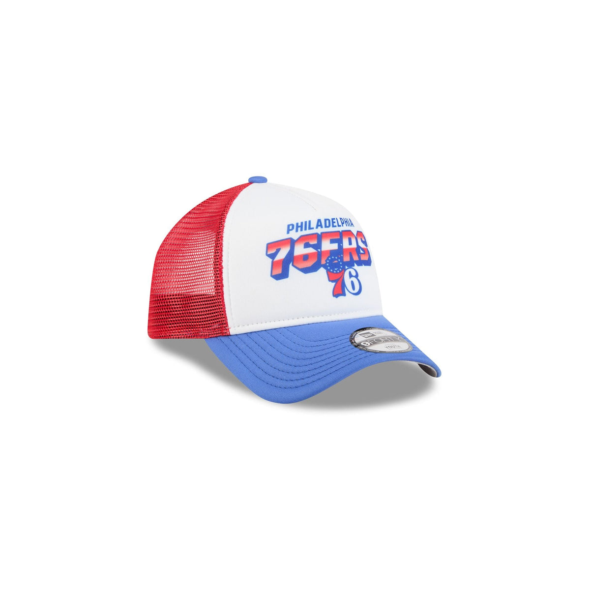 Philadelphia 76ers Shine Kids 9FORTY A-Frame Trucker Hat
