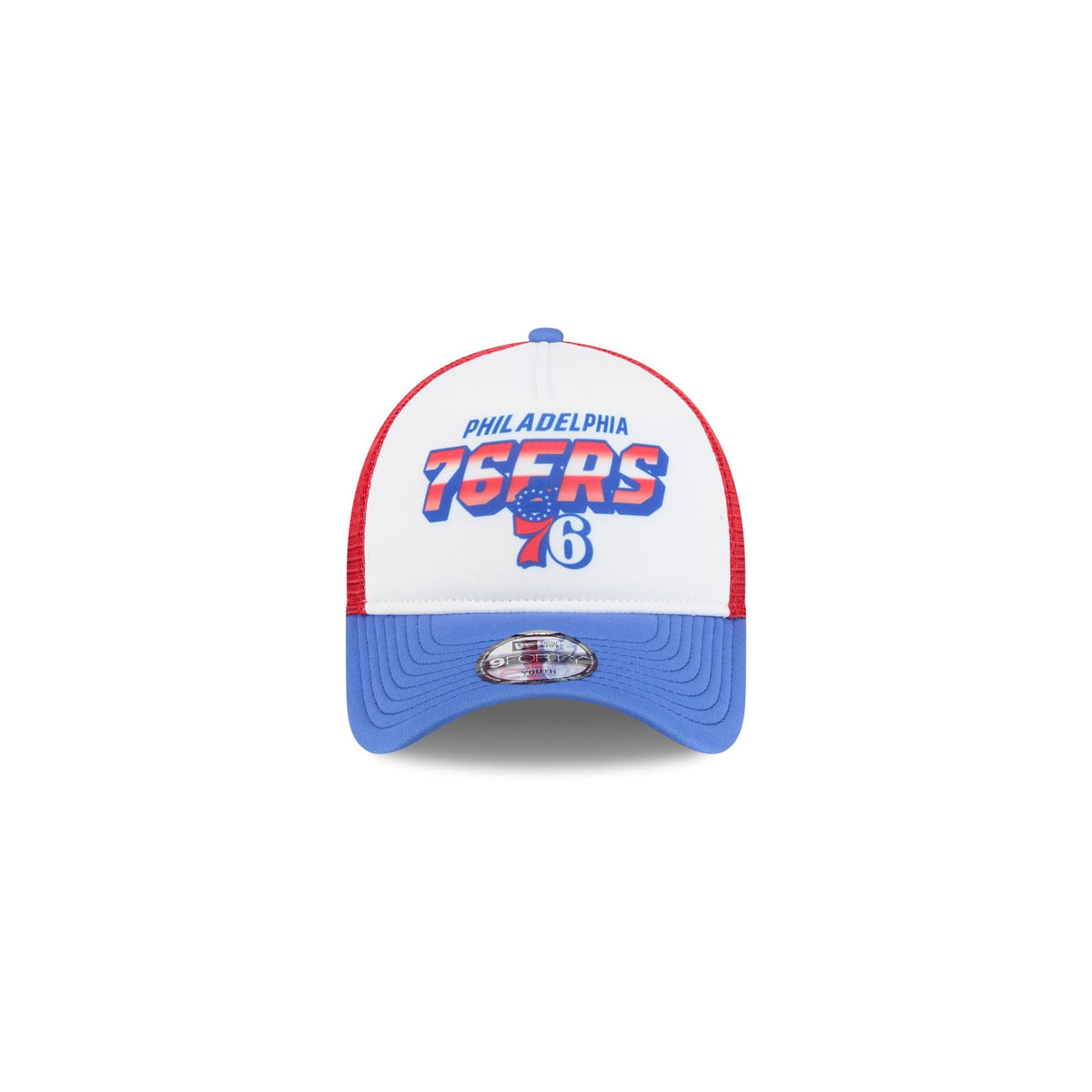 Philadelphia 76ers Shine Kids 9FORTY A-Frame Trucker Hat