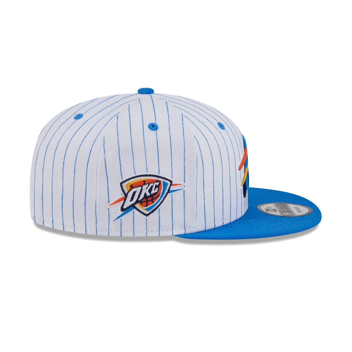 Oklahoma City Thunder Deceptor Pinstripe 9FIFTY Snapback Hat