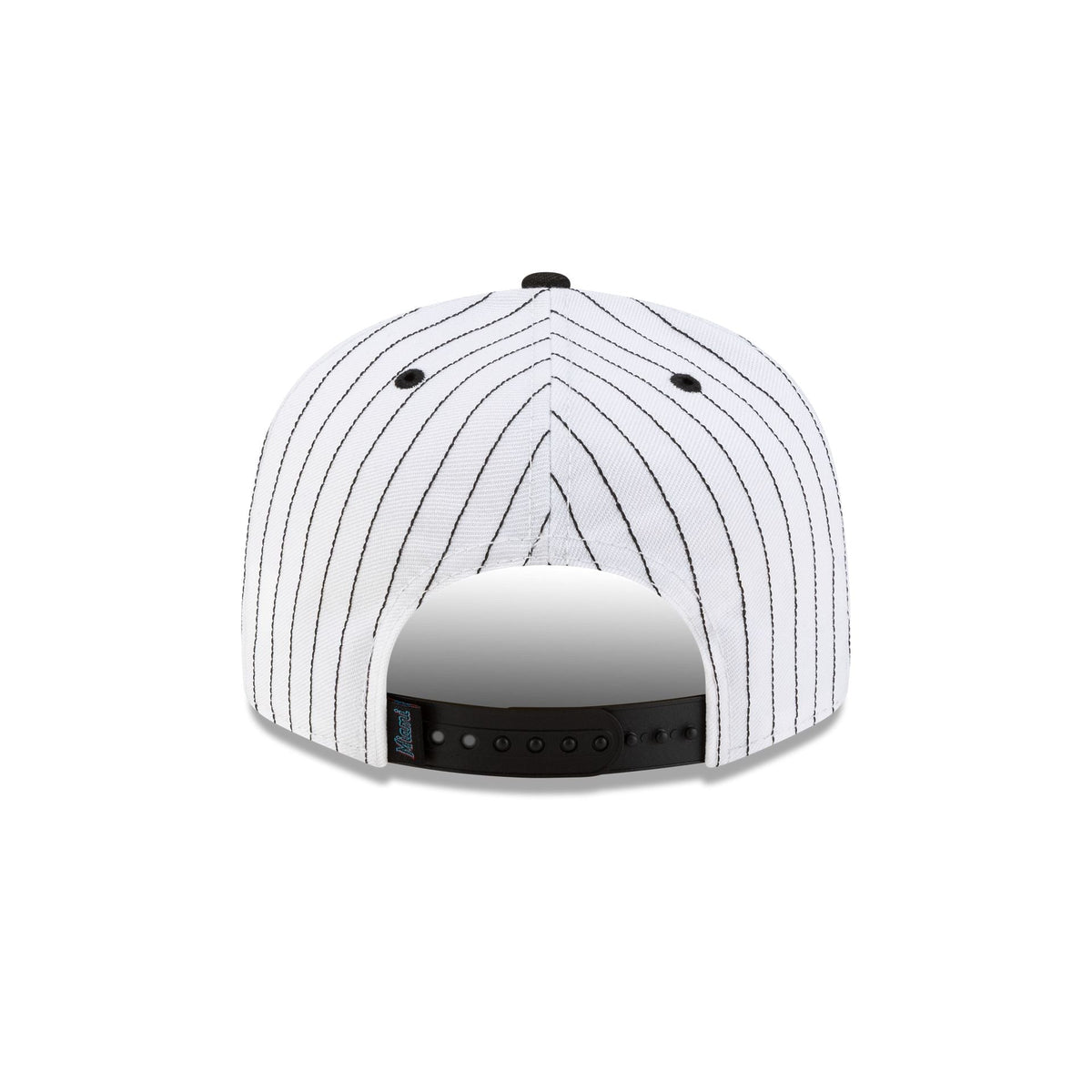 Miami Marlins Deceptor Pinstripe 9FIFTY Snapback Hat