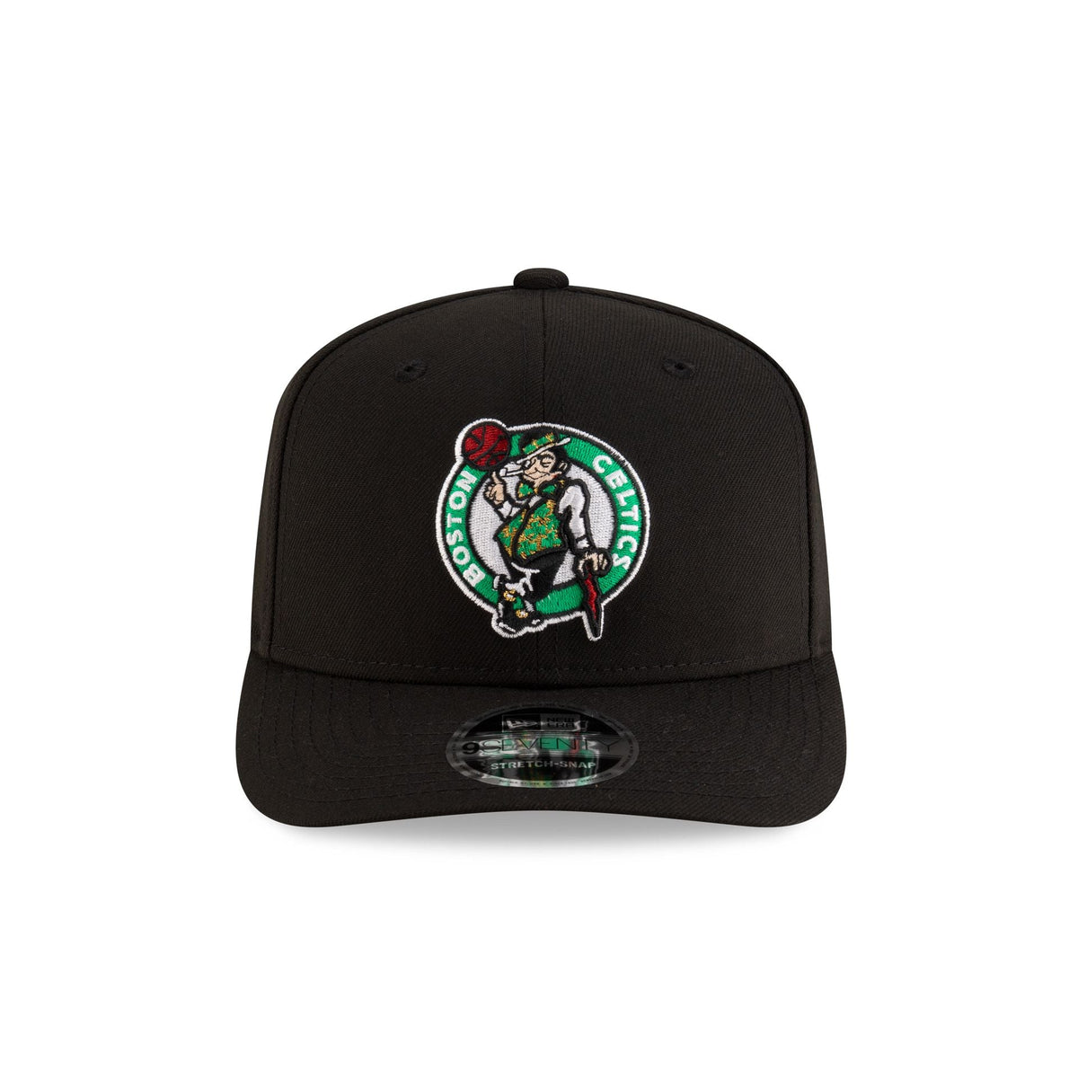 Boston Celtics Team Black9SEVENTY Stretch-Snap Hat