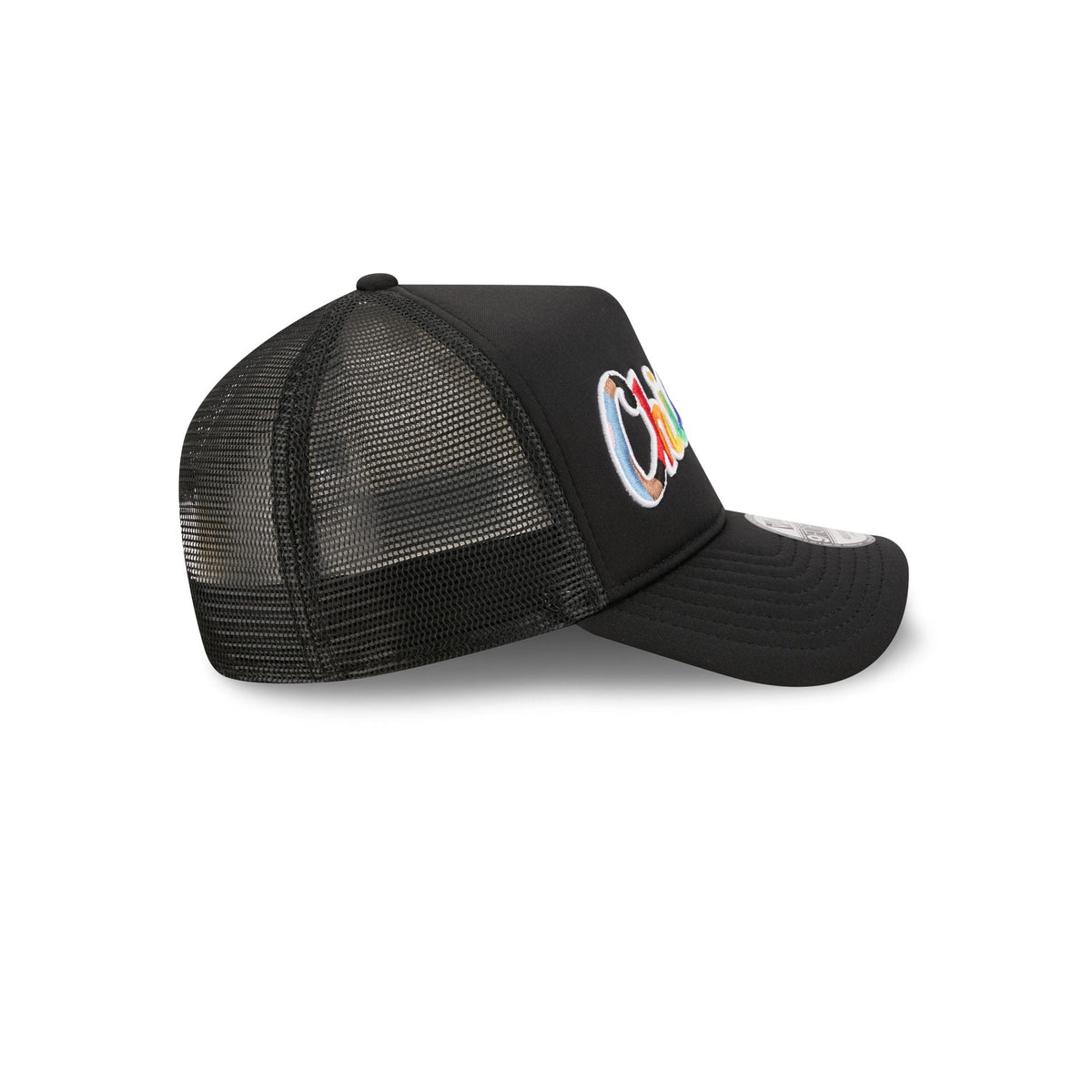 Chicago White Sox Rainbow Wordmark 9FORTY A-Frame Trucker Hat
