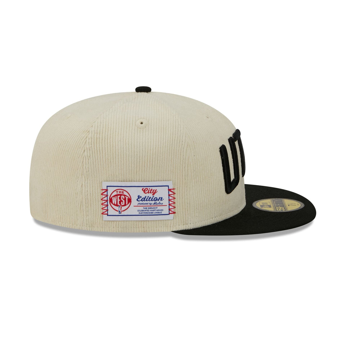Utah Jazz 2025 City Edition Chrome White Corduroy 59FIFTY Fitted Hat