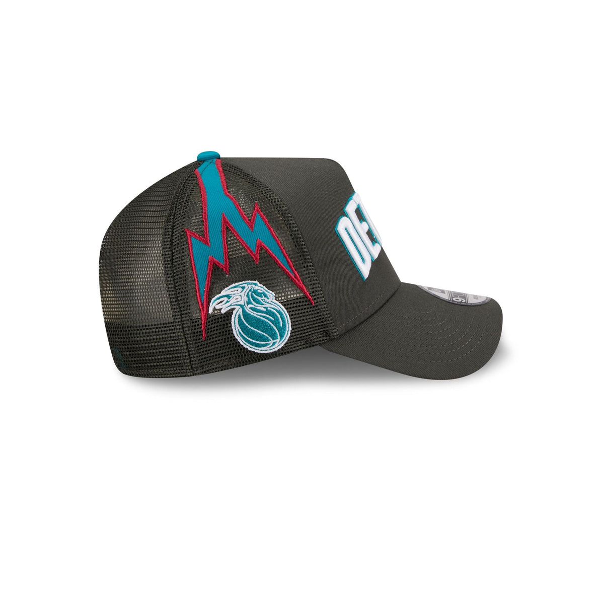 Detroit Pistons 2025 City Edition 9FORTY A-Frame Trucker Hat