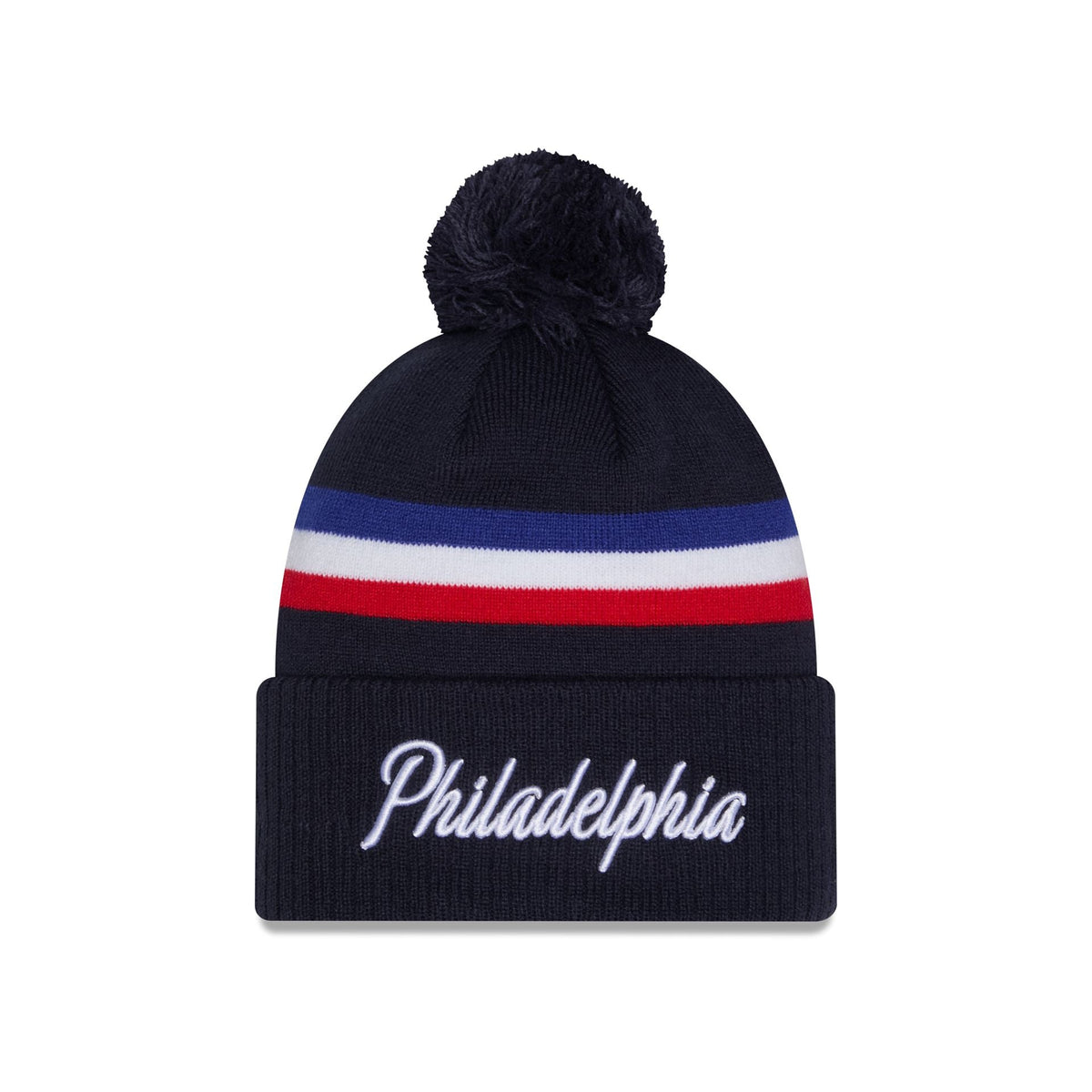 Philadelphia 76ers 2025 City Edition Pom Knit Hat