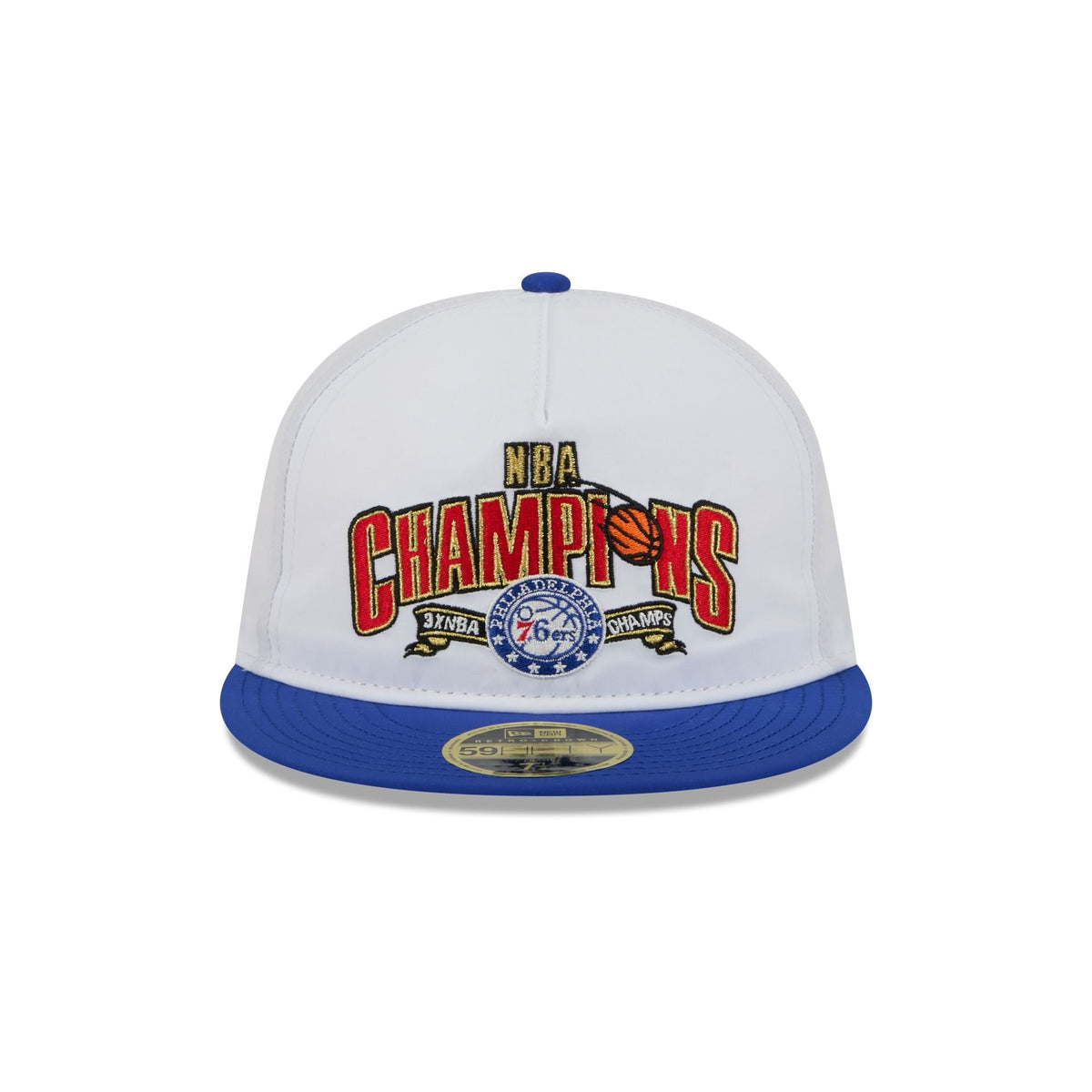Philadelphia 76ers Champions White Retro Crown 59FIFTY Fitted Hat