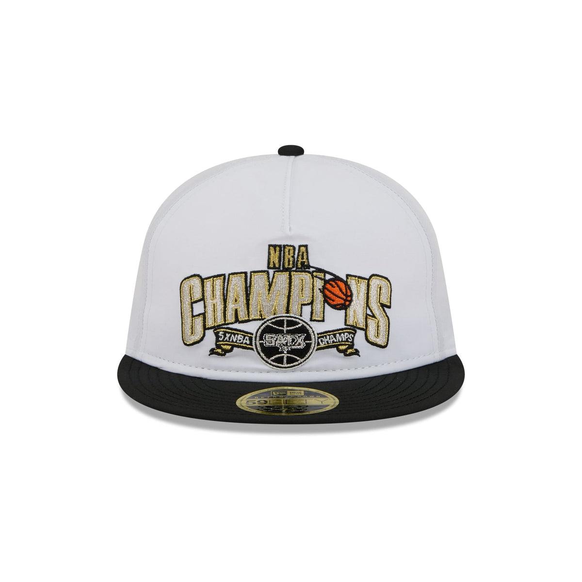 San Antonio Spurs Champions White Retro Crown 59FIFTY Fitted Hat