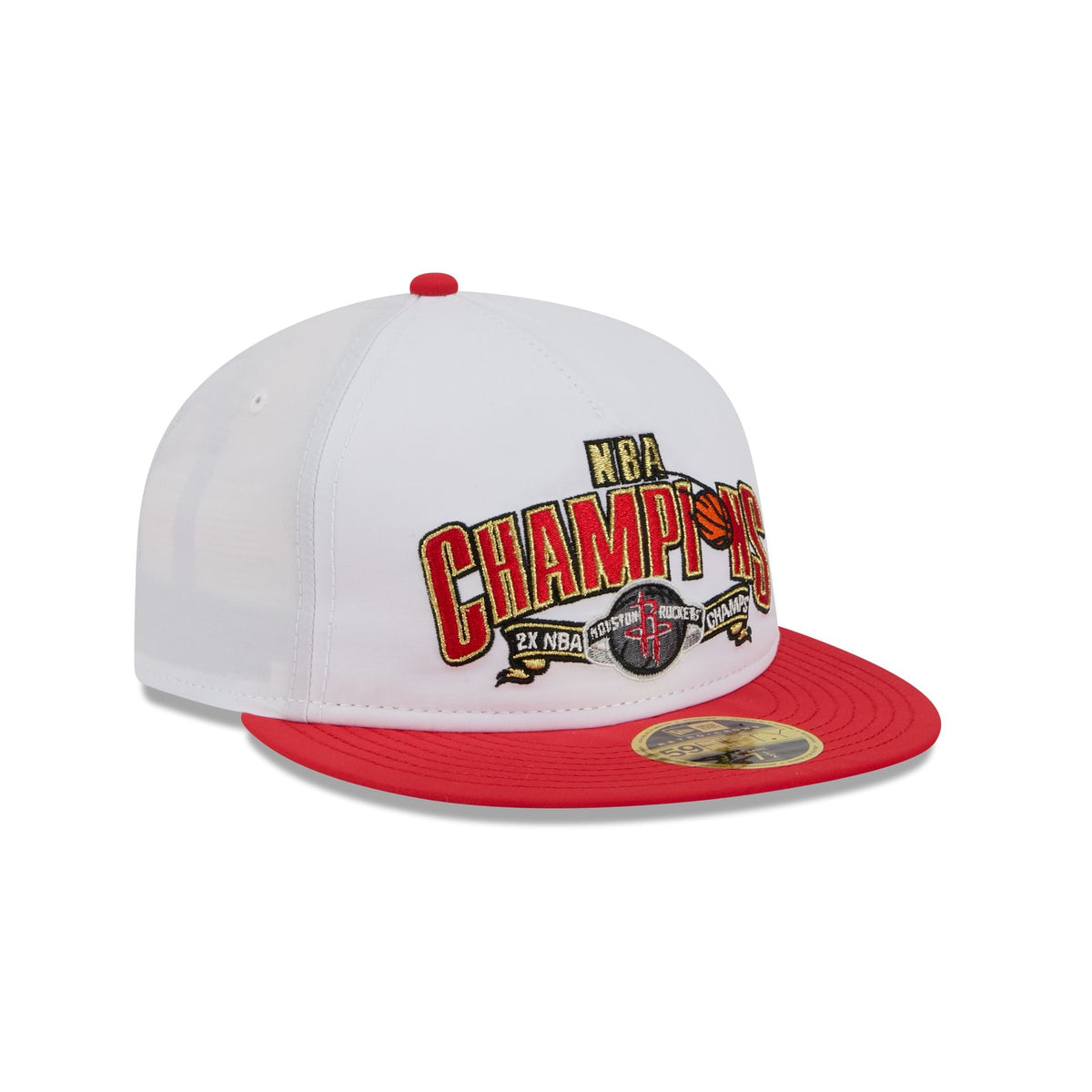 Houston Rockets Champions White Retro Crown 59FIFTY Fitted Hat