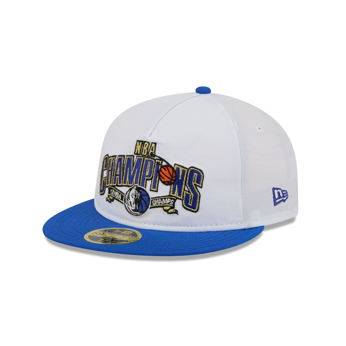 Dallas Mavericks Champions White Retro Crown 59FIFTY Fitted Hat
