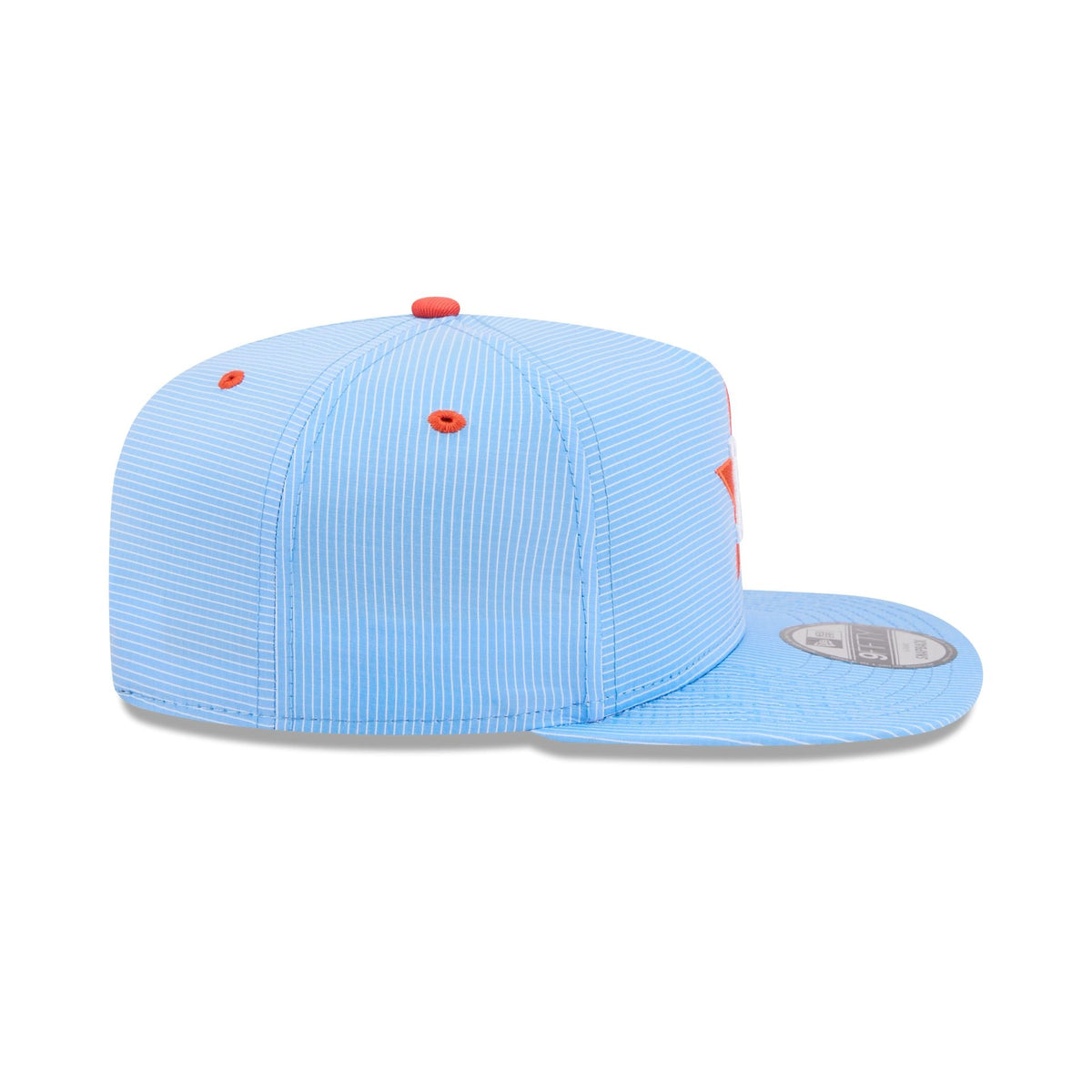 Houston Astros Pinstripe Ripstop 9FIFTY A-Frame Snapback Hat