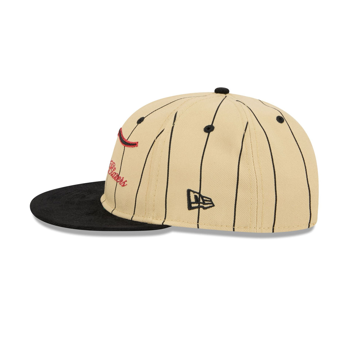 Portland Trail Blazers Pinstripe Script Retro Crown 9FIFTY Adjustable Hat