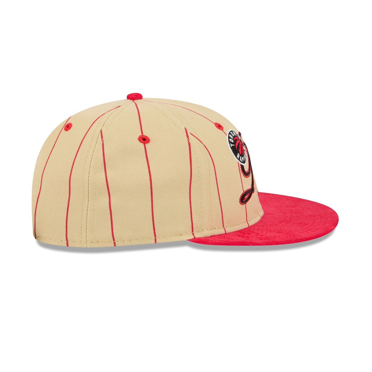 Toronto Raptors Pinstripe Script Retro Crown 9FIFTY Adjustable Hat