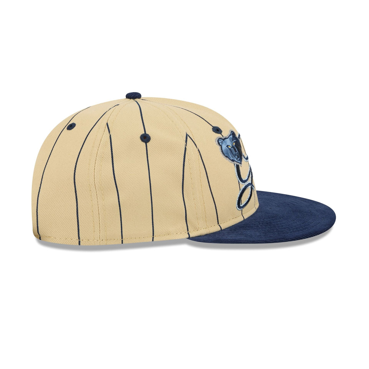 Memphis Grizzlies Pinstripe Script Retro Crown 9FIFTY Adjustable Hat